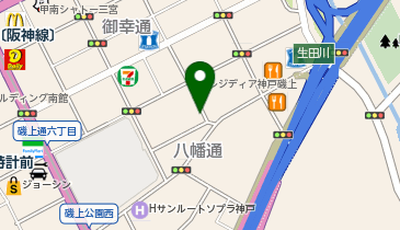 GSパーク 神戸磯上通駐車場の地図画像