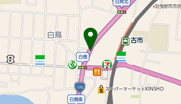 GSパーク 古市駅前第二駐車場の地図画像