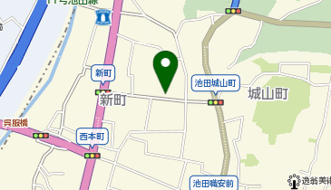 GSパーク 池田綾羽駐車場の地図画像