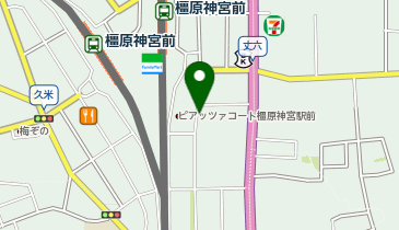 GSパーク 橿原神宮前駅東口第二駐車場の地図画像