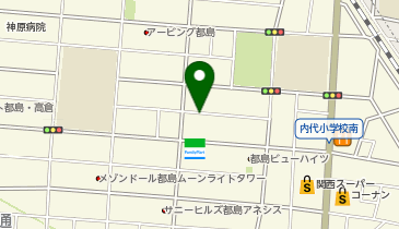 GSパーク 内代町二丁目駐車場の地図画像