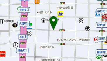 GSパーク ガーナー大阪本町御堂筋駐車場の地図画像