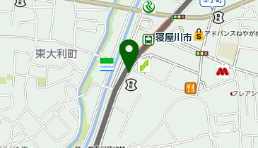 GSパーク 寝屋川市駅前駐車場の地図画像