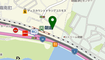 GSパーク 朝霧駅前駐車場の地図画像