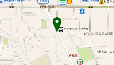 GSパーク 尼崎下坂部第三駐車場の地図画像