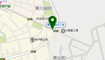 GSパーク 兵庫東出町二丁目駐車場の地図画像