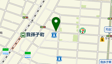 GSパーク ローソン住吉我孫子二丁目駐車場の地図画像