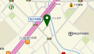 GSパーク 西之内町駐車場の地図画像
