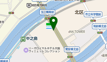 GSパーク 中之島五丁目第二駐車場の地図画像