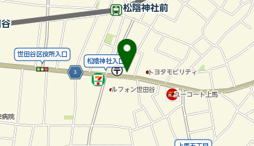 GSパーク 世田谷駐車場の地図画像