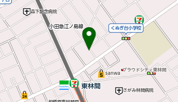 GSパーク 東林間駐車場の地図画像