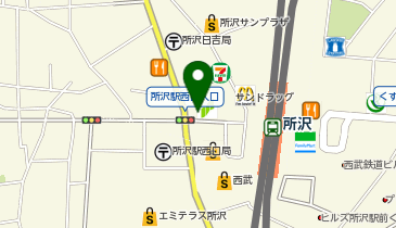 GSパーク 所沢駐車場の地図画像