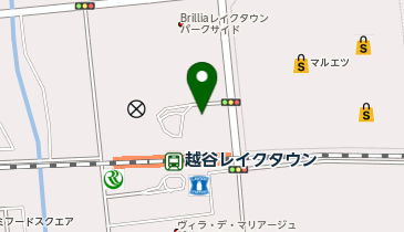 GSパーク 越谷レイクタウン駐車場の地図画像
