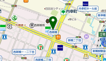 GSパーク 西新橋スクエア駐車場の地図画像