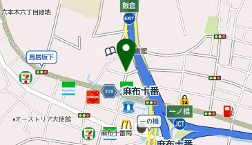 GSパーク 麻布十番駐車場の地図画像