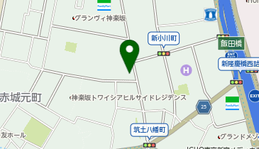 GSパーク 東五軒町第三駐車場の地図画像