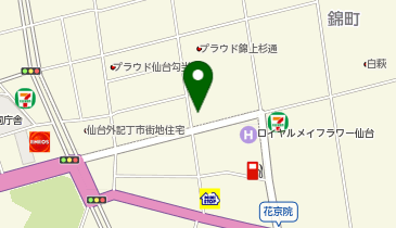 GSパーク 仙台錦町一丁目駐車場の地図画像