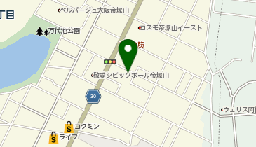 タイムパーキング万代東2丁目の地図画像
