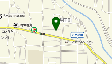 24時間パーキング茨木寺田町の地図画像