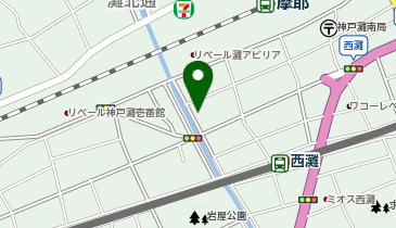 24時間パーキング灘南通6丁目の地図画像