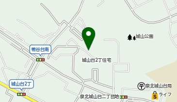 城山台2丁住宅駐車場第2の地図画像