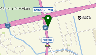 佐賀八丁畷町駐車場の地図画像