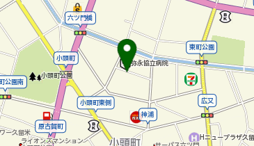 久留米六ツ門町駐車場の地図画像