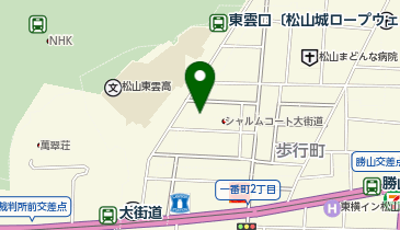たまちゃんパーキング歩行町の地図画像