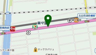 グリーンパーク楽々園第1の地図画像