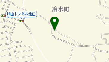 サンタパーキング冷水町の地図画像