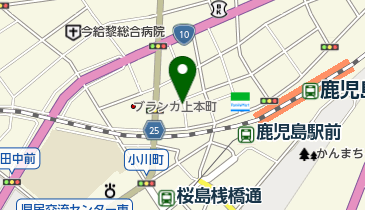 テクノパーキング上本町の地図画像