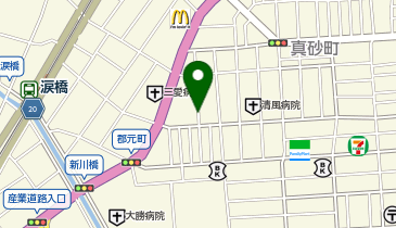 テクノパーキング真砂町第8の地図画像