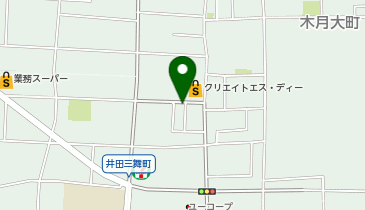 タイムパーキング井田三舞町の地図画像