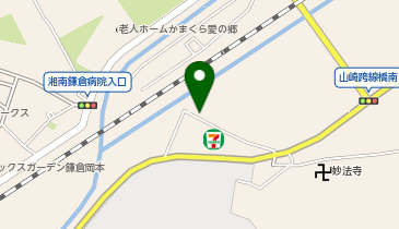 タイムパーキング鎌倉山崎の地図画像