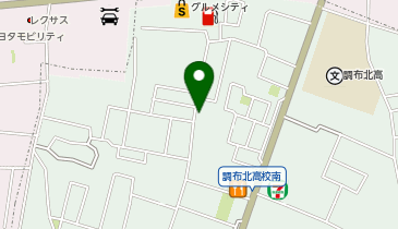 タイムパーキング深大寺北町の地図画像