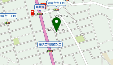タイムパーキング湘南台7丁目の地図画像