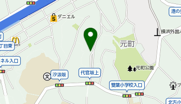 タイムパーキング横浜元町の地図画像