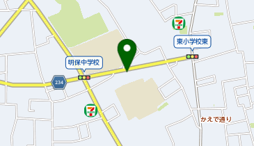 タイムパーキング西東京東町の地図画像