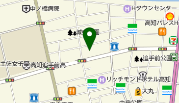 ミニッツパーク 追手筋第2の地図画像