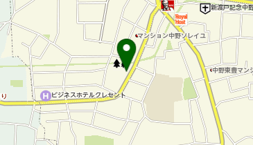 コインパーク中野城西の地図画像