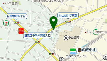 コインパーク武蔵小山の地図画像