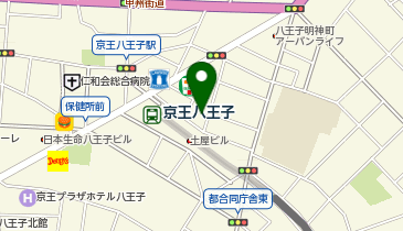 コインパーク八王子明神町の地図画像