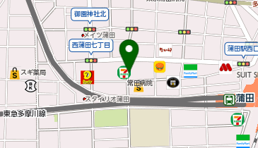 コインパーク蒲田第6の地図画像