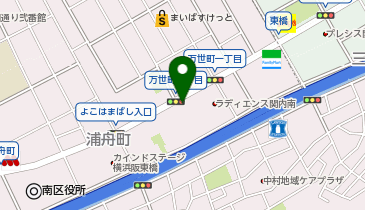 コインパーク横浜万世町の地図画像