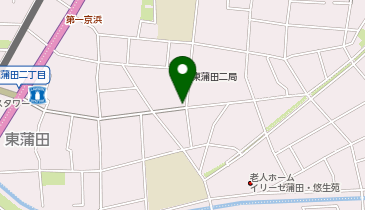 コインパーク東蒲田の地図画像