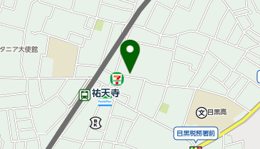 コインパーク祐天寺第5の地図画像