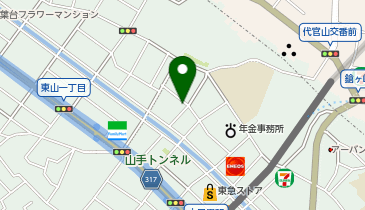 コインパーク上目黒の地図画像