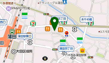 コインパーク蒲田第9の地図画像