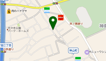 コインパーク富ケ谷の地図画像