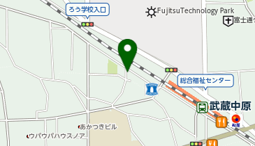 コインパーク武蔵中原の地図画像
